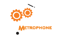 Logo firmy serwisów telefonów targówek Metrophone