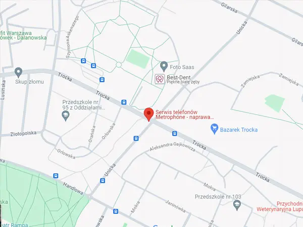 mapka Metrophone serwis targówek